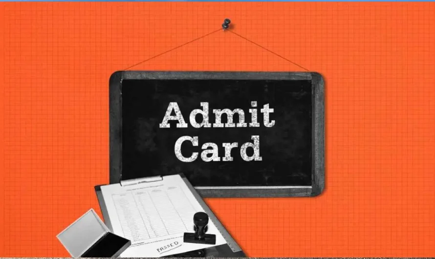 2024 Admit Card Update: All Exam Admission Cards Now Available for Download!